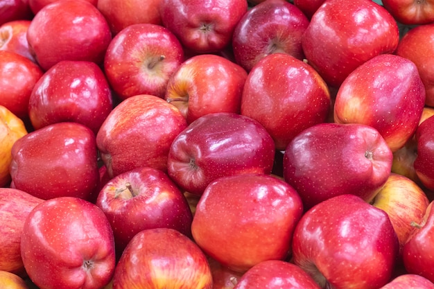 Apples in a supermarket