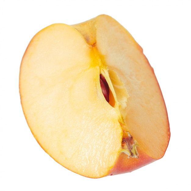 apples on a white background