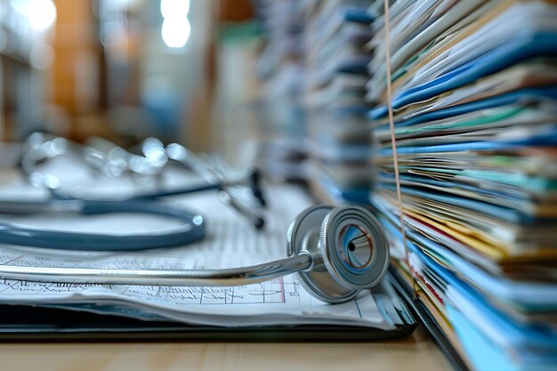 Photo the application of document management technologies in the healthcare industry emphasizing secure