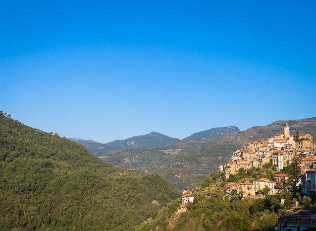 Apricale Italian old village in Liguria region