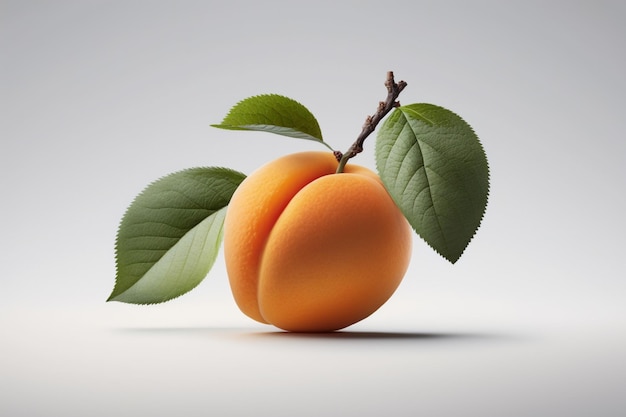 Apricot Fruit Ai generative