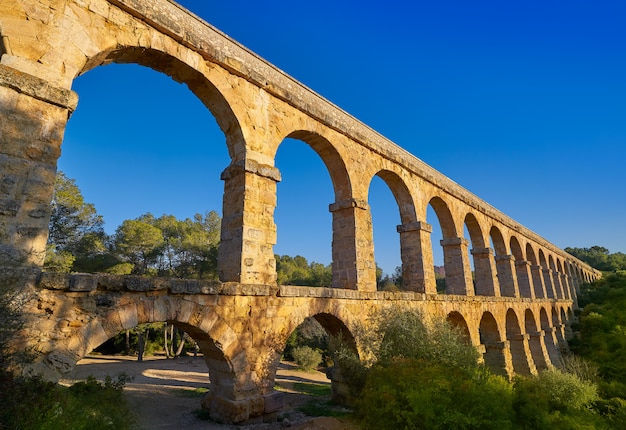 Aqueduct Pont del Diable in Tarragona