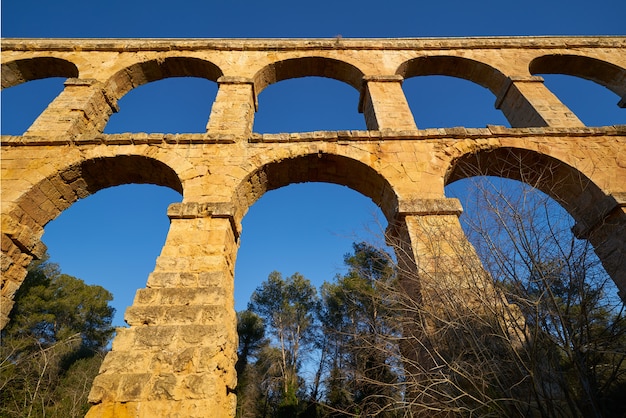 Aqueduct Pont del Diable in Tarragona