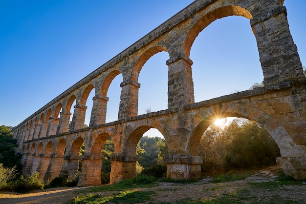 Aqueduct Pont del Diable in Tarragona