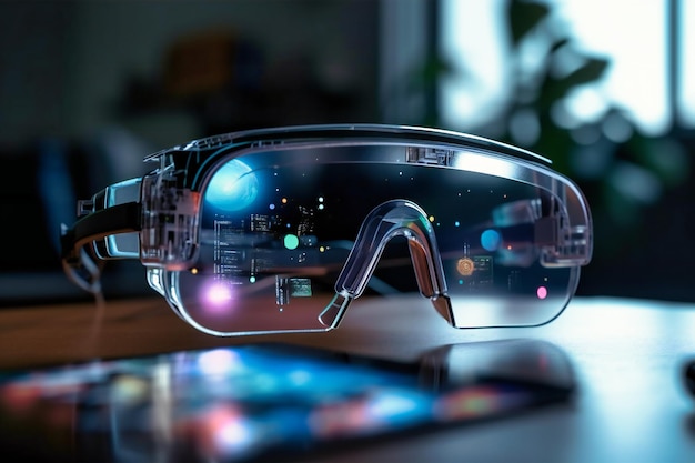 AR glasses and contact lenses seamlessly integrate digital information into the physical world