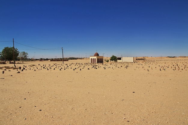 Arab cemetery in Sudan, Africa