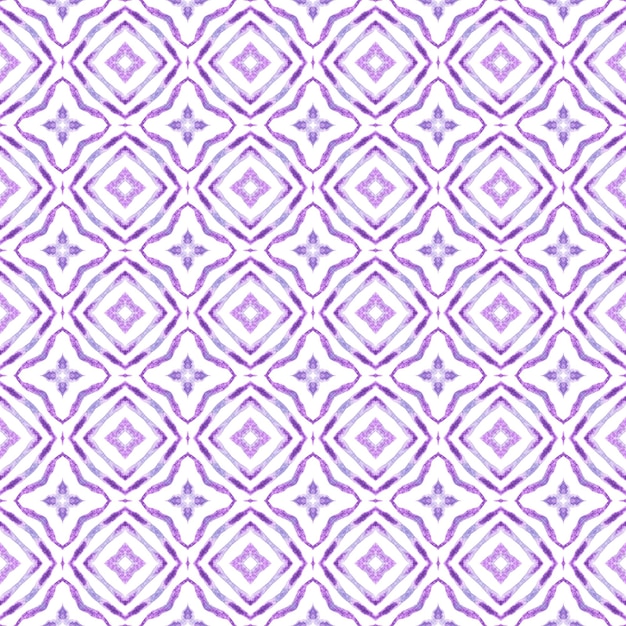 Arabesque hand drawn design. Purple surprising boho chic summer design. Textile ready fetching print, swimwear fabric, wallpaper, wrapping. Oriental arabesque hand drawn border.