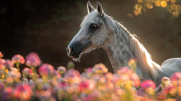 Photo arabian elegance stunning 8k image of a horse in bavaria germany