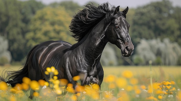 Photo arabian elegance stunning 8k image of a horse in bavaria germany