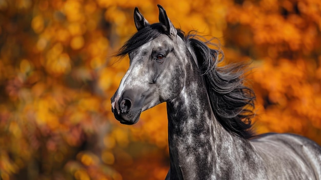 Arabian Elegance Stunning 8K Image of a Horse in Bavaria Germany