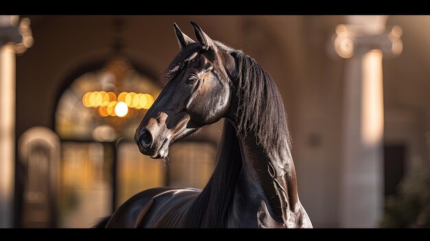 Arabian Elegance Stunning 8K Image of a Horse in Bavaria Germany