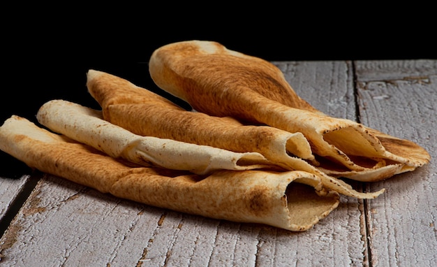 Arabic bread or also called Pita bread envelope type wheat bread