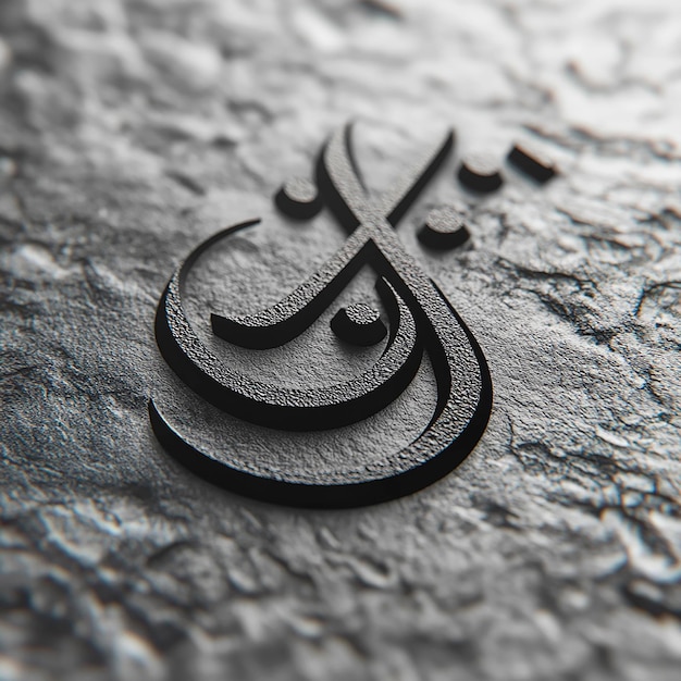 Photo arabic calligraphy logo design