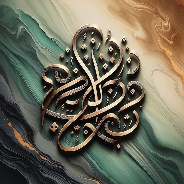 Photo arabic calligraphy