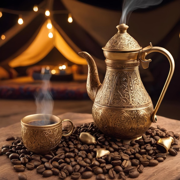 Photo arabic coffee