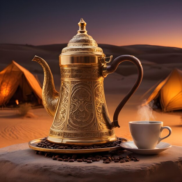 Photo arabic coffee