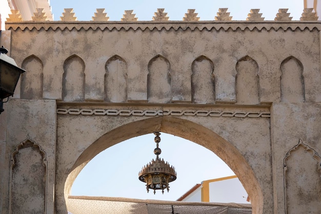 Arabic style arc entrance in Mertola village