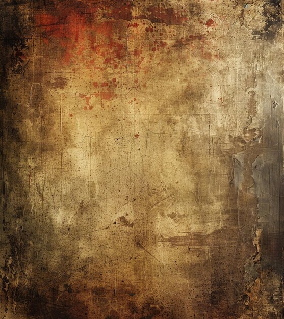 arafed photograph of a grungy wall with a red spot generative ai