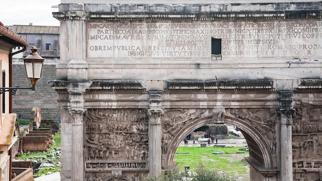 Arch of Septimius Severus in Roman Forum