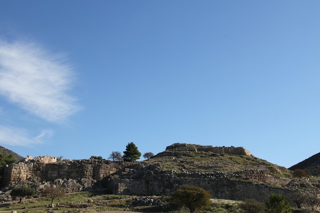 Archaelogical site of Mycenae Greece