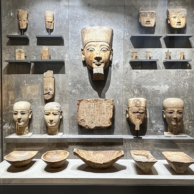 Archaeological museum showcasing ancient relics and artifacts3