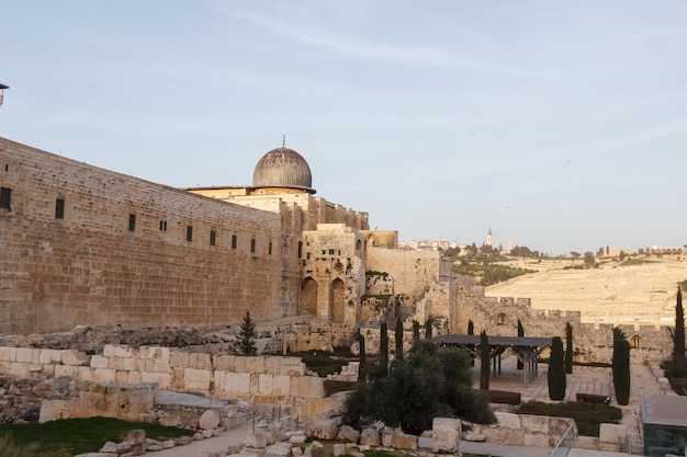 Archaeological Park at the southern wall of Jerusalem