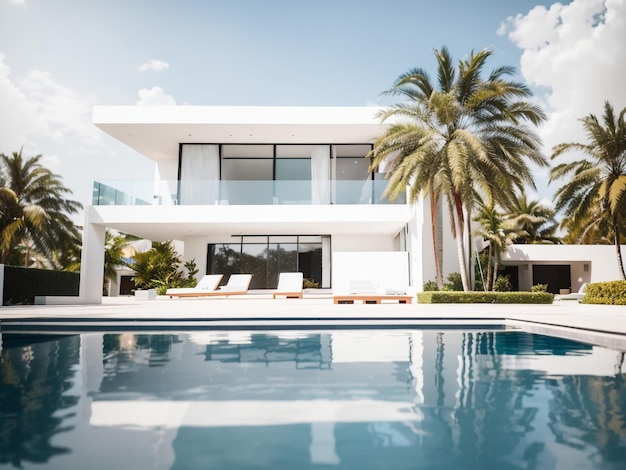 Architectural Marvel The Exterior of an Amazing Modern Minimalist Cubic Villa