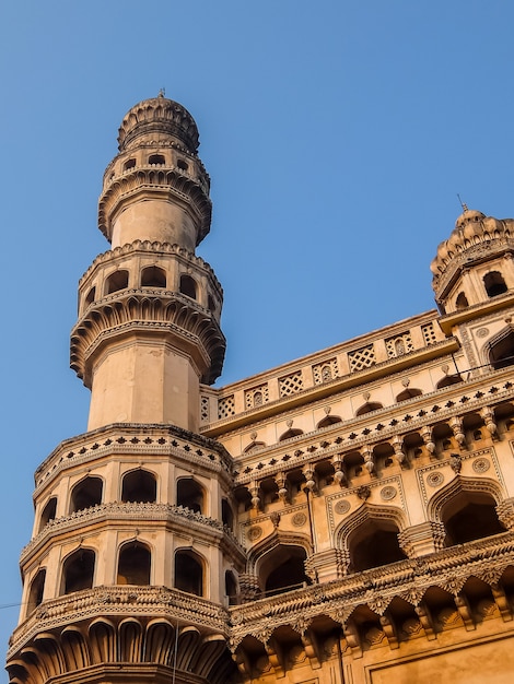 Architecture of Charminar Four Minarets is a monument and mosque located in Hyderabad India