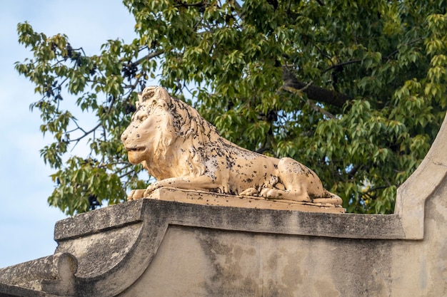 Architecture detail of the palace of Estoi village