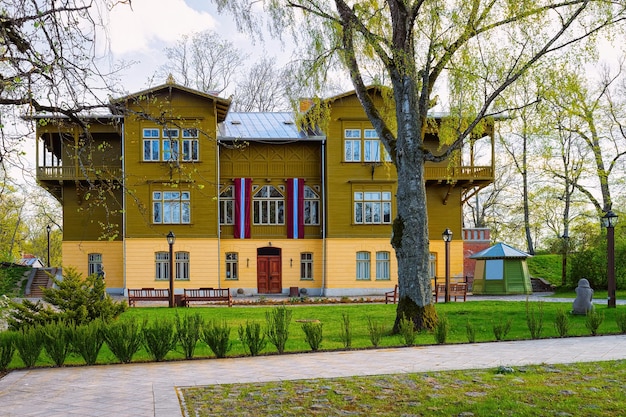 Architecture in Kuldiga in Kurzeme in Western Latvia. It used to be called Goldingen.