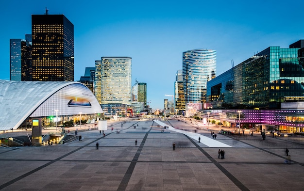 Architecture in La Defense, Paris, France