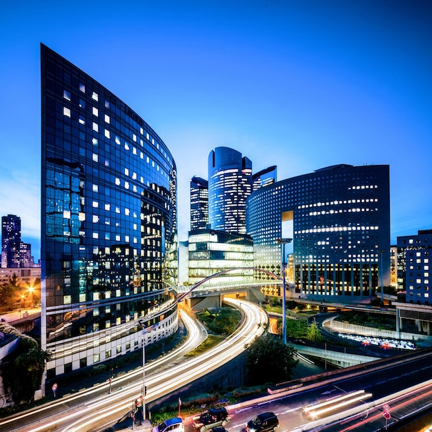 Architecture in La Defense, Paris, France