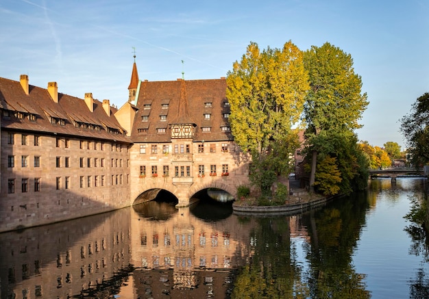 architecture landscape old town nuremberg germany