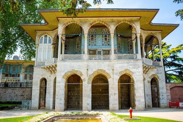 Architecture and park territory of topkapi palace in istanbul turkey