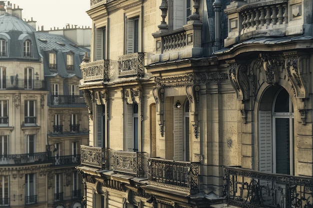 Architectures and buildings in Paris