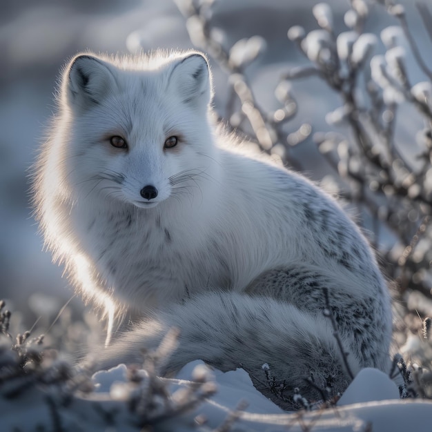 Arctic Fox in Natural Habitat