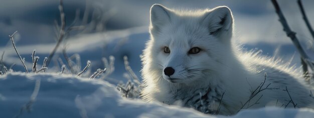 Arctic Fox in Natural Habitat