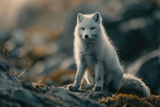 Arctic Fox in Natural Habitat