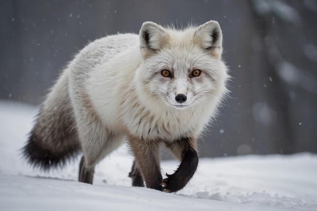 Arctic Fox in Winter Wonderland