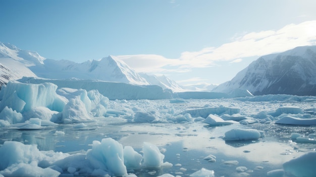 Arctic Ocean Glacier Tiltshift Lens Captures Stunning Uhd Image