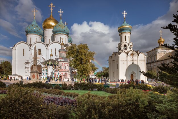 The area in front of the assumption Cathedral the burial place of the Godunov