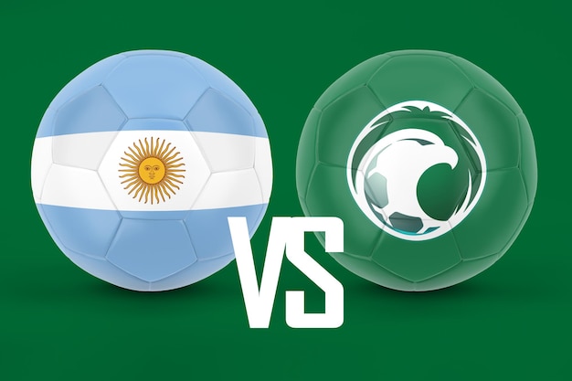 Argentina Versus Saudi Arabia Football Match