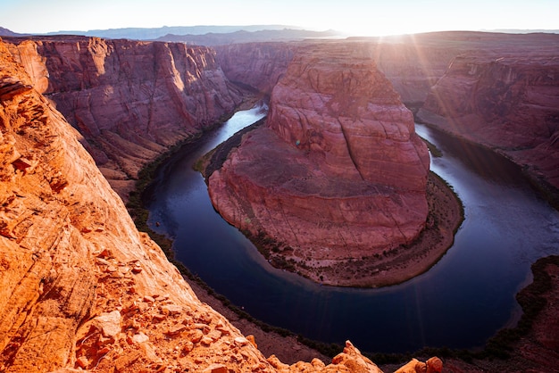 Arizona Horseshoe Bend in Grand Canyon.