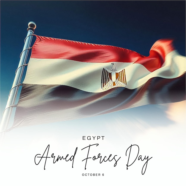 Photo armed forces day egypt social media post banner poster template