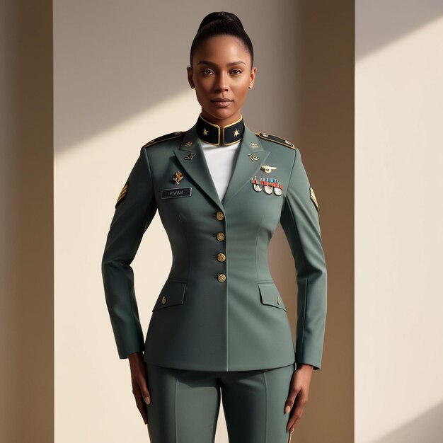 Photo army uniform design