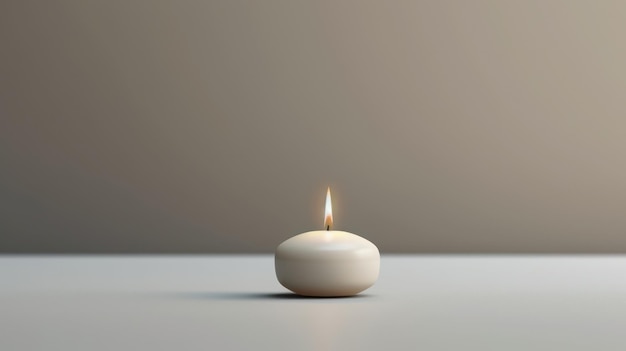 aroma candle HD 8K wallpaper Stock Photographic Image