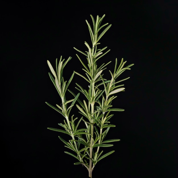 Aromatic rosemary herb plant