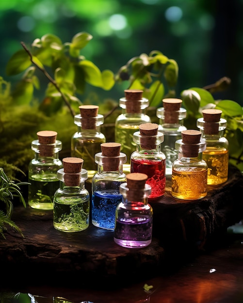 Array of Essential Oils