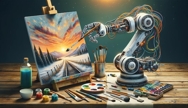 Art of AI Artificial intelligence paints a beautiful picture