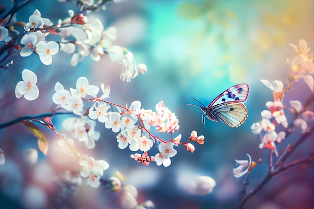 Art Blurred Nature Spring Blossom